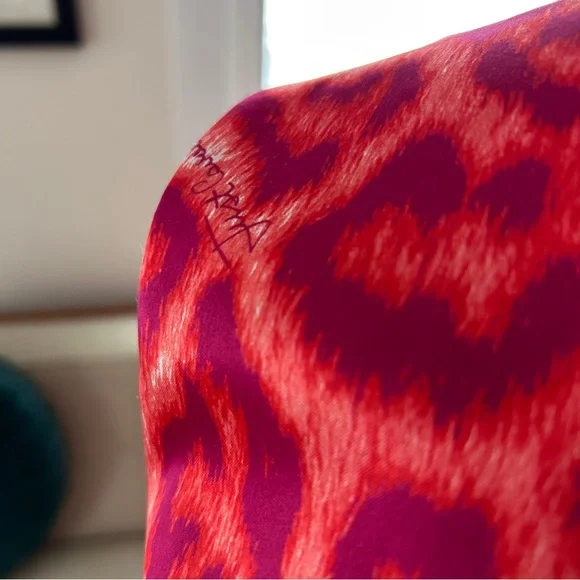 Just Cavalli Satin Animal Print Dress - Picture 10 of 12